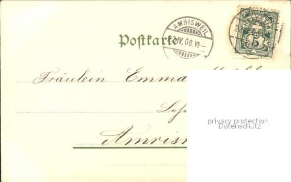 Blumen Dahlien Gedicht Litho – Bild 2