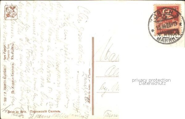 Kuenstlerkarte P. Carrier-Belleuse Vers l'amour Nr. 95 – Bild 2