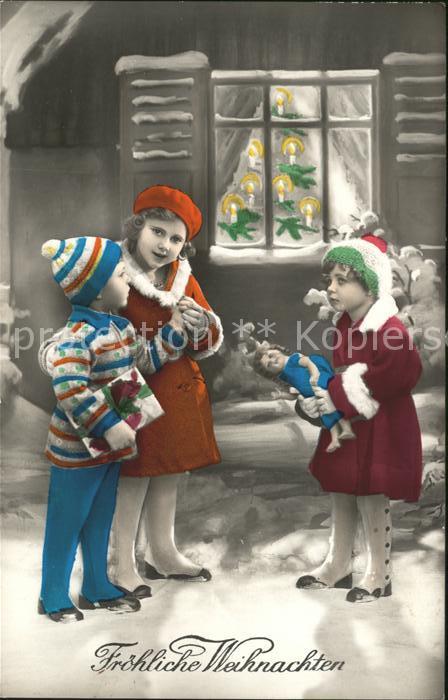 Foto Amag Nr. 64807/3 Kinder Wintermode Puppe Weihnac