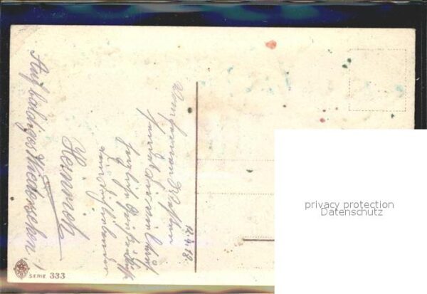 Brieftaube Carrier Pigeon voyageur Schwarz-Weiss-Rot Gedicht Litho – Bild 2