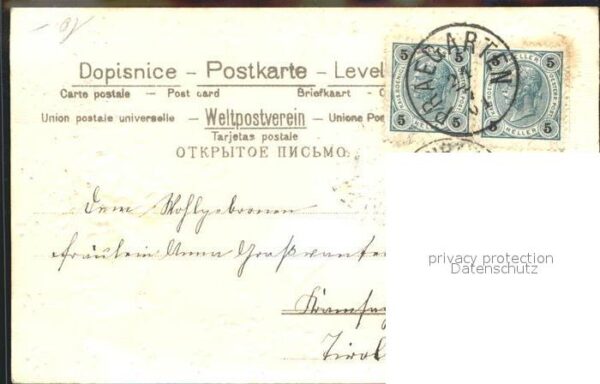 Voegel Schwalben Briefumschlag Vergissmeinnich – Bild 2