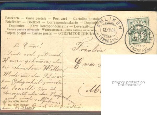 Boote Bootsfahrt Paar Hutmode Gedicht Litho – Bild 2