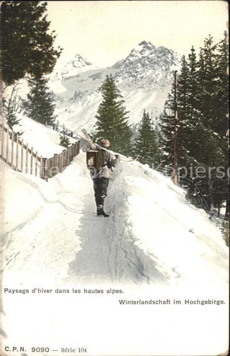 Skifahren Hochgebirge Schweiz