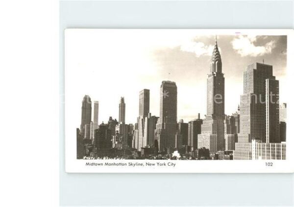 New York City Midtown Manhattan Skyline