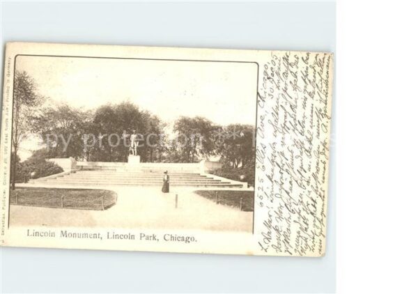 Chicago Illinois Lincoln Monument Lincoln Park