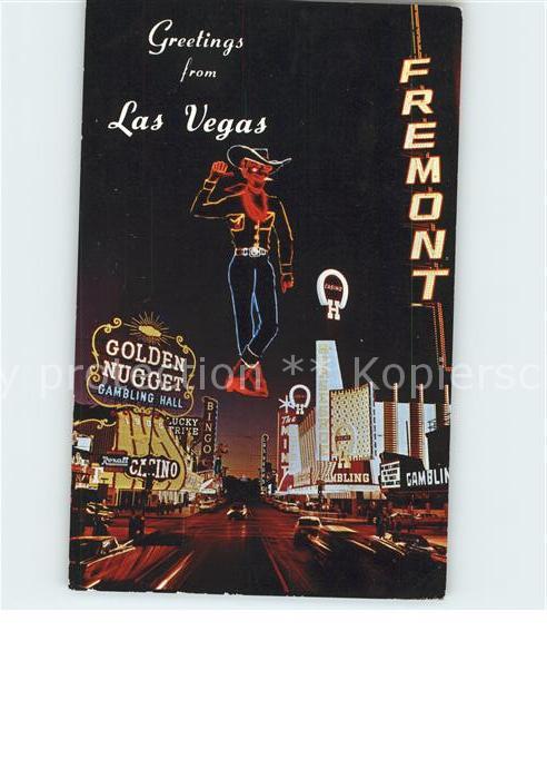 Las Vegas Nevada Fremont Golden Nugget Gambling Hall Cas