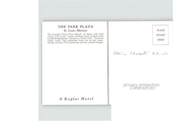 St Louis Missouri Park Plaza Hotel – Bild 2