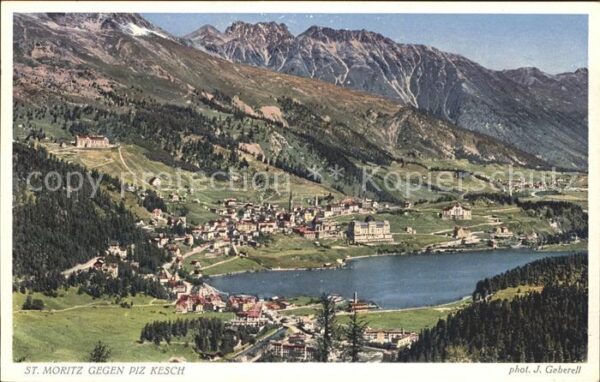 Foto Gaberell J. Nr. 5929 St. Moritz Piz Kesch