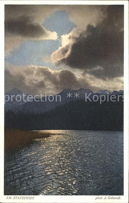 Foto Gaberell J. Nr. 2055 Statzersee