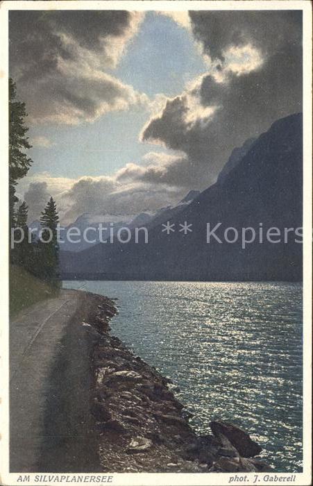 Foto Gaberell J. Nr. 2067 Silvaplanersee