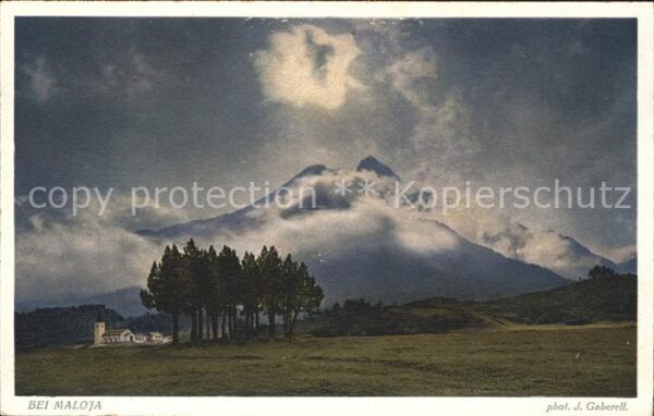 Foto Gaberell J. Nr. 4326 Maloja