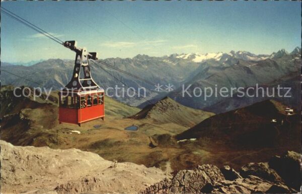 Seilbahn Weissfluhgipfel Davos-Parsenn Silvretta