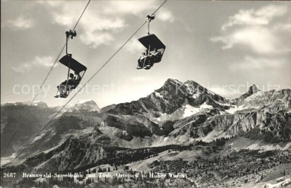 Sessellift Braunwald Tödi Ortstock Hoher Turm
