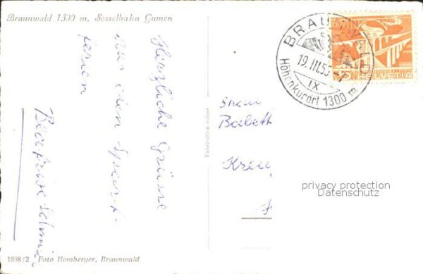 Sessellift Gumen Braunwald – Bild 2