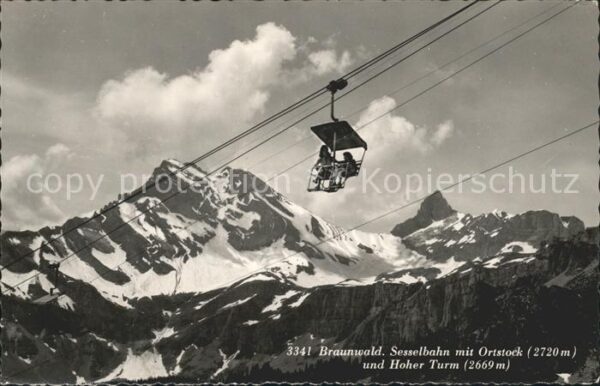 Sessellift Braunwald Ortstock Hoher Turm