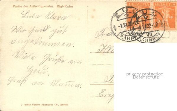 Zahnradbahn Arth-Rigi-Bahn Rigi-Kulm – Bild 2