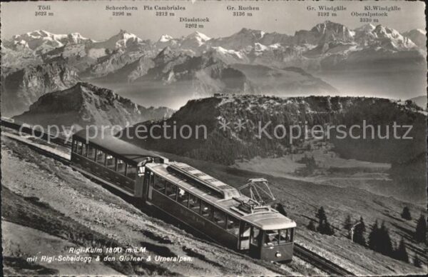 Zahnradbahn Rigi-Kulm Rigi-Scheidegg Glarner- und U
