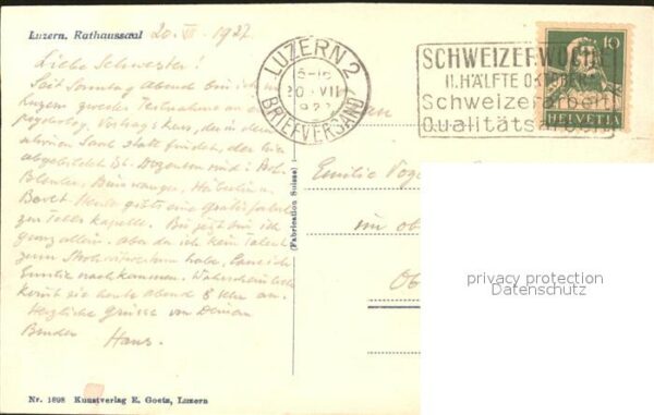 Kachelofen Luzern Rathaussaal – Bild 2