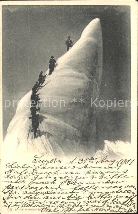 Bergsteigen Klettern Gletscher