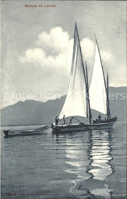 Segelboote Barque du Leman