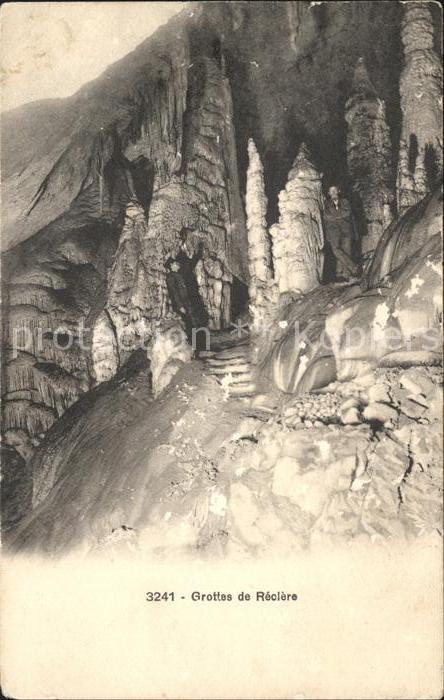 Hoehlen Caves Grottes Grottes de Reclere