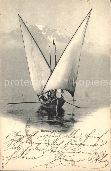 Segelboote Barque du Leman