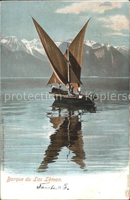 Segelboote Barque Lac Leman