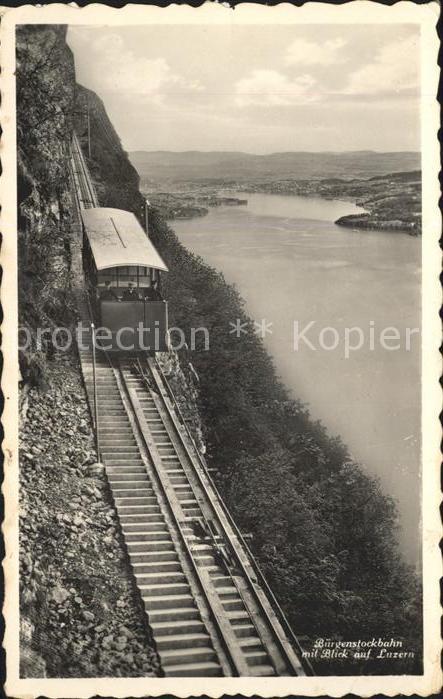 Zahnradbahn Bürgenstockbahn Luzern