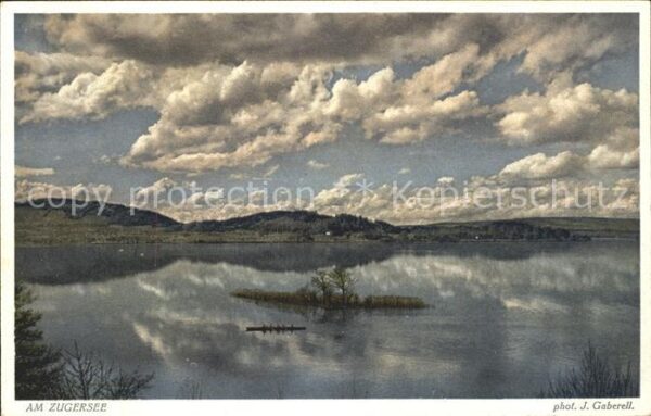 Foto Gaberell J. Nr. 6412 Zugersee