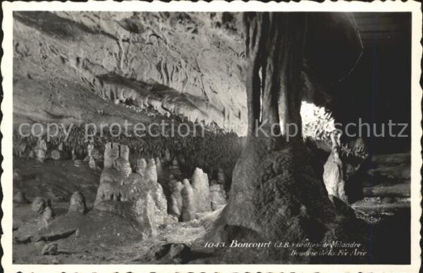 Hoehlen Caves Grottes Grottes de Milandre Boncourt Boudoir de