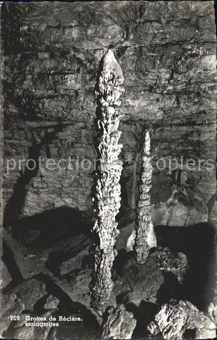 Hoehlen Caves Grottes Grottes de Reclere Stalagmites