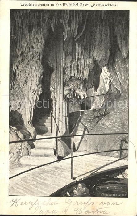 Hoehlen Caves Grottes Tropfsteingrotte Baar Zauberschloss