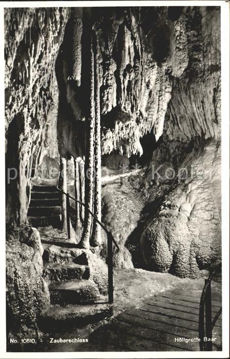 Hoehlen Caves Grottes Höllgrotte Baar Zauberschloss