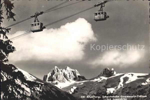Seilbahn Gerschnialp-Trübsee Spannörter Engelber