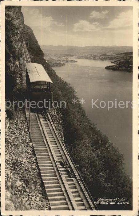 Zahnradbahn Bürgenstockbahn Luzern