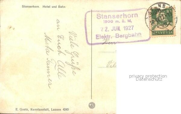 Zahnradbahn Stanserhorn Hotel – Bild 2