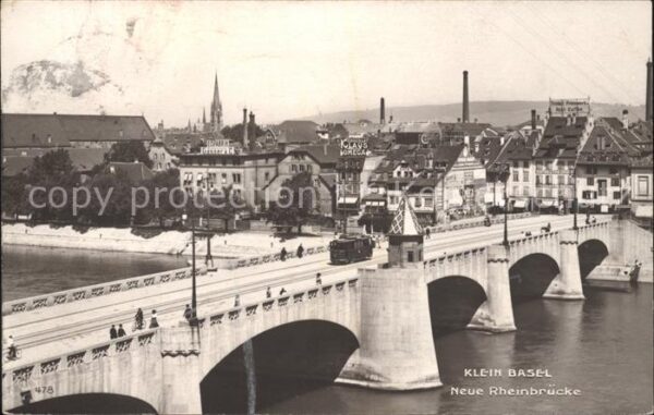 Strassenbahn Klein-Basel Neue Rheinbrücke