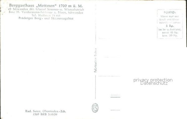 Seilbahn Niedernthal-Mettmen Glärnisch – Bild 2