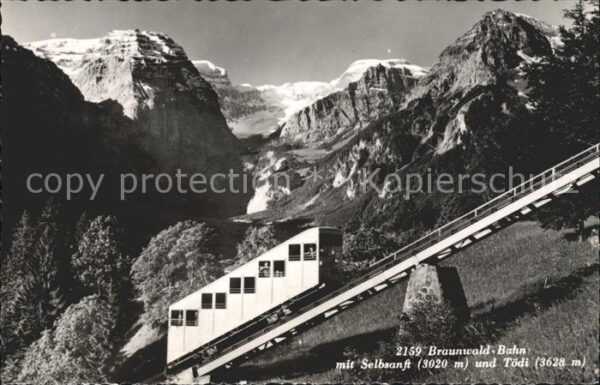 Zahnradbahn Braunwald-Bahn Selbsanft Tödi