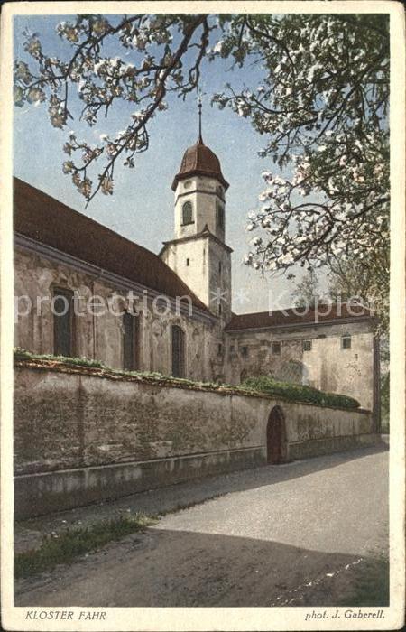 Foto Gaberell J. Nr. 7450 Kloster Fahr