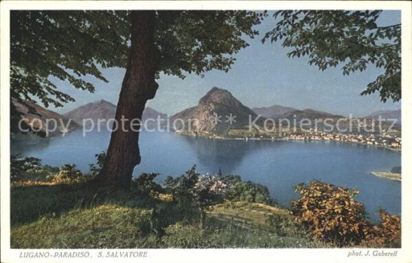 Foto Gaberell J. Nr. 5700 Lugano-Paradiso S. Salvatore