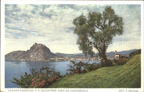 Foto Gaberell J. Nr. 5711 Lugano-Paradiso S. Salvatore