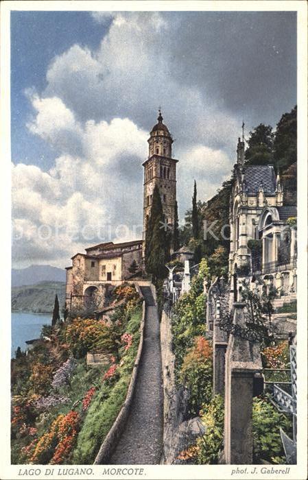 Foto Gaberell J. Nr. 5728 Lago di Lugano Morcote