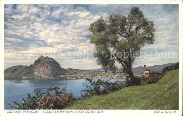 Foto Gaberell J. Nr. 5711 Lugano-Paradiso S. Salvatore