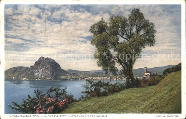 Foto Gaberell J. Nr. 5711 Lugano-Paradiso S. Salvatore