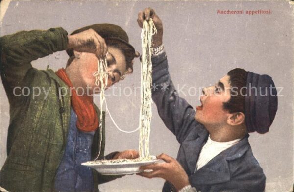 Kinder Child Enfants Spaghetti Scugnizzi