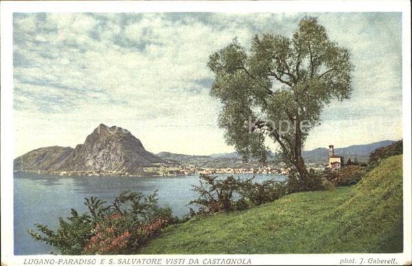 Foto Gaberell J. Nr. 5711 Lugano-Paradiso S. Salvatore