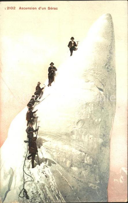 Bergsteigen Klettern Bergpickel Gletscher Ascension d_un Ser