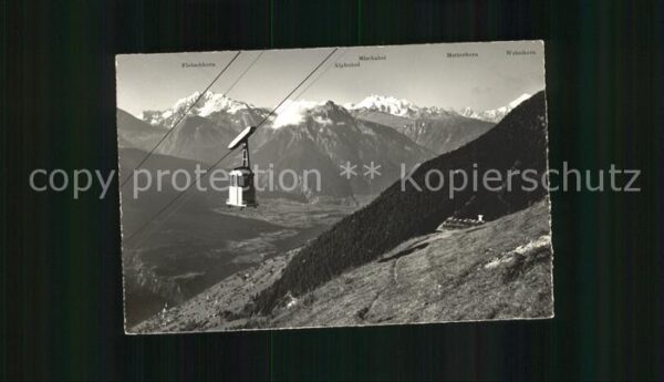 Seilbahn Mörel-Riederalp Rhonetal