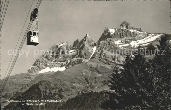 Seilbahn Champery-Planachaux Dents du Midi